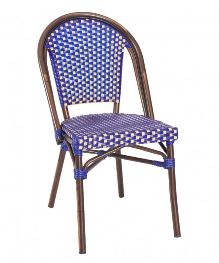 Carcassonne Side Chair Blue-Cream preview image.